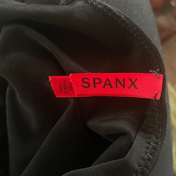 SOLD Spanx Black Slip Dress - Picture 6 of 6